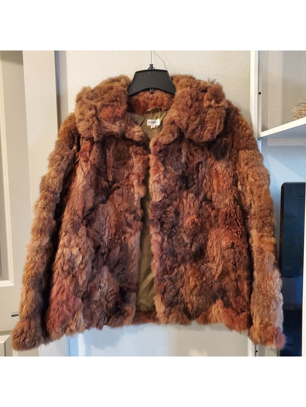 Vintage Opossum Fur Jacket